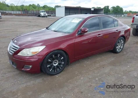 2010 Hyundai Genesis 3.8 из США, поврежденный, VIN KMHGC4DE2AU077493